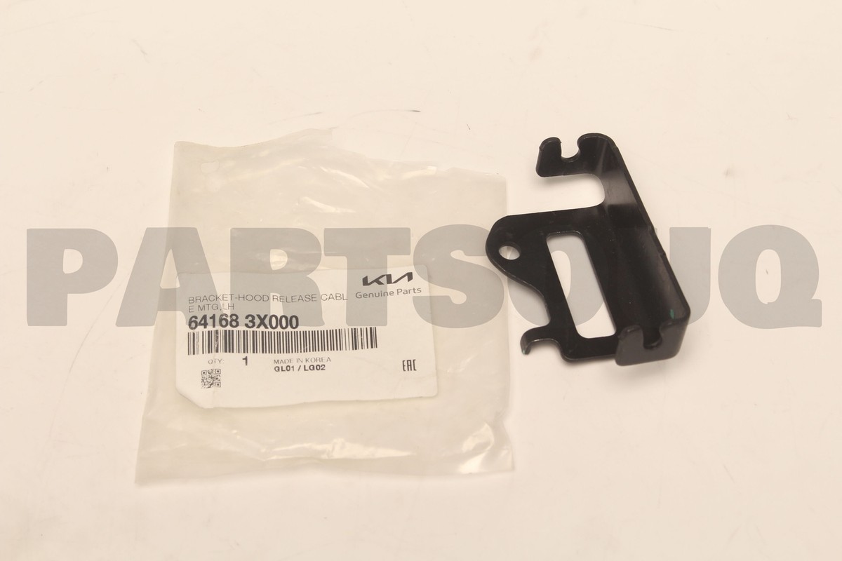 641683X000 Genuine Hyundai / KIA BRKT-HOOD RELEASE CABLE MTG,LH | eBay
