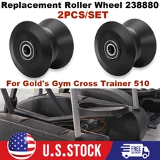 2X Elliptical Replacement Leg Roller Wheel For Proform 238880 XP160 Trainer 600