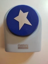 Uneven Rustic Country Star Marvy Uchida Paper Punch Scrapbooking Card Making