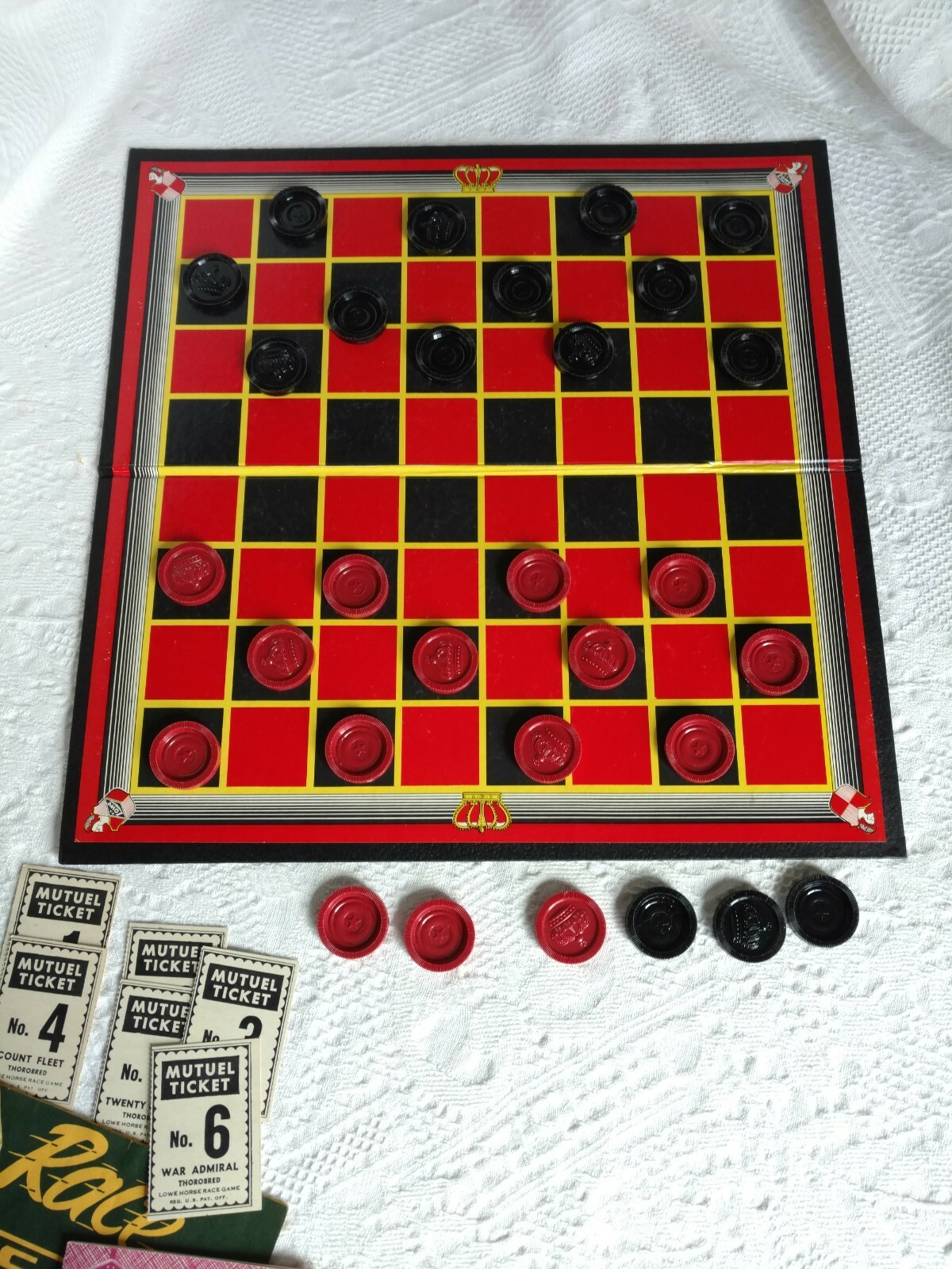 Vtg E S Lowe Players Choice 8 Favorite Games Roulette Chuck-a-Luck ...