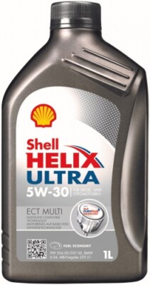 Shell Helix Ultra ECT Multi 5W-30 Motoröl 1 Liter Flasche