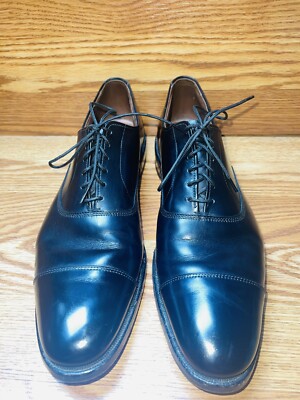 マオ 5615 Park Avenue Allen Edmonds Park Avenue 5615 Mens Black Leather Oxford Cap Toe