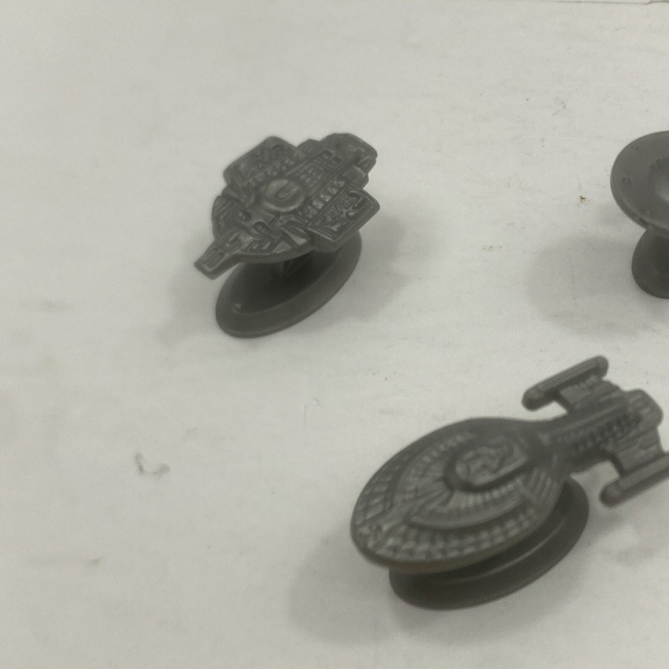 Star Trek Scene It? DVD Game ship plastic token replacement set (4