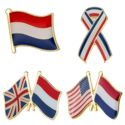 Niederlande Holland Flagge Pin Anstecker | Freundschaft National Metall Emaille
