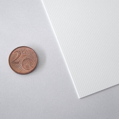 (221,11 /m²) V-Rille, Raster 1,2 mm Evergreen 3047, Stärke 0,75 mm, 15 x 30 cm