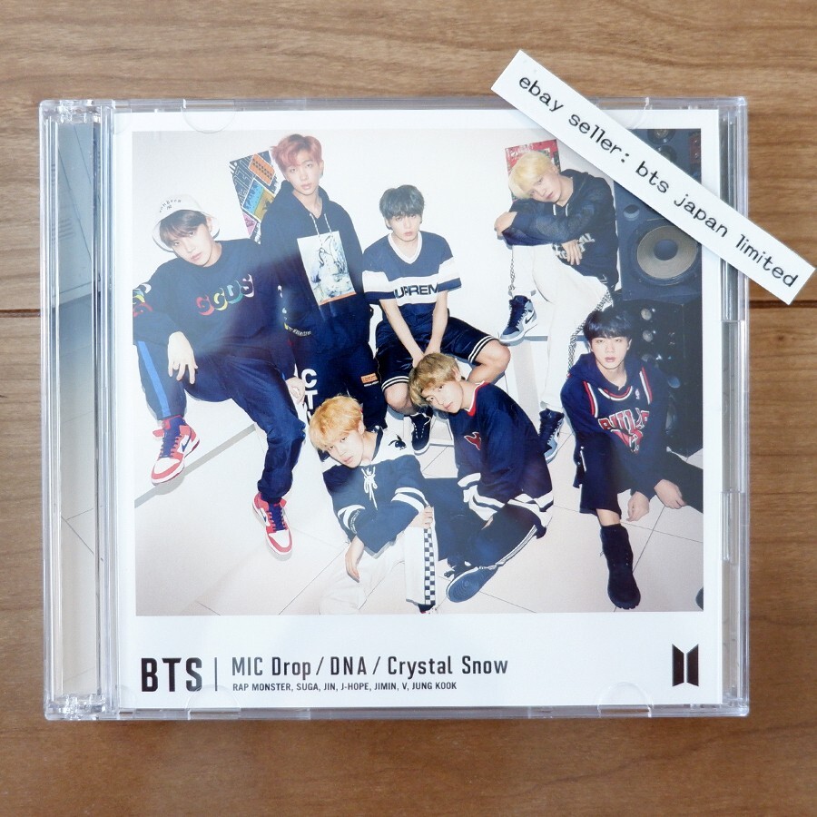 BTS MIC Drop DNA Crystal Snow A B C ver. 4 CD DVD Official Photo
