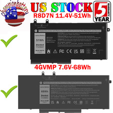 4GVMP R8D7N Battery for Dell Precision 3540 M3540 Latitude 5400 5410 5500 5510
