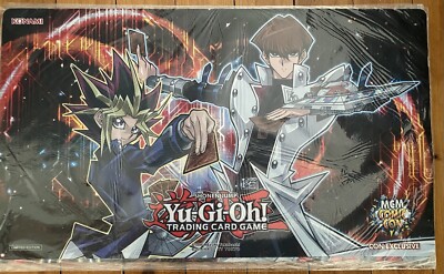 YU-GI-OH! PLAYMAT SPIELMATTE YAMI YUGI & SETO KAIBA MCM LONDON COMIC CON 2017 