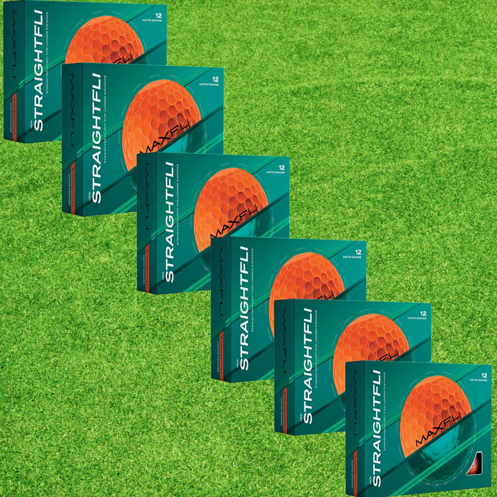 S Matte Orange 20% Straighter Flight Soft Feel