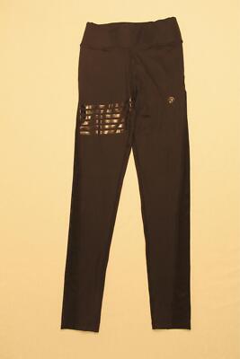 Oceans Apart Women's Mesh Moonlight Performance Leggings LV5 Black Size XL NWT