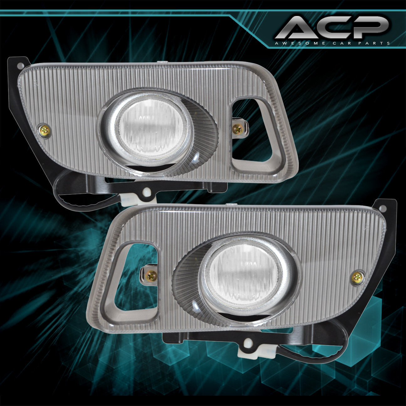 Clear Fog Lights Bumper Lamps+Switch Kit For 19921995 Honda Civic EJ1