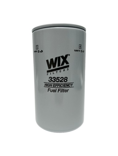 Filtre à Carburant Spin-on Wix 33528 - Boîtier De 12 Pouces, Pour Moteurs Diesel Ou Essence