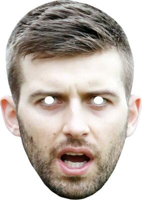 Mark Wood Cricketspieler Promi Karte Gesichtsmaske - Ready To Wear - Kostüm