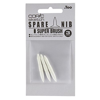 TOO Copic Markers Super Brush Spare Nib 1pack 3pcs Sketch & Ciao Markers [1Oq]