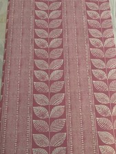 Laura Ashley Woodblock Leaves Raspberry Wallpaper. Matching Batch Numbers 😊