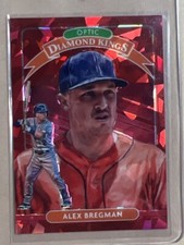 2020 Panini Donruss Optic Alex Bregman Diamond Kings Red Cracked Ice number 6/7