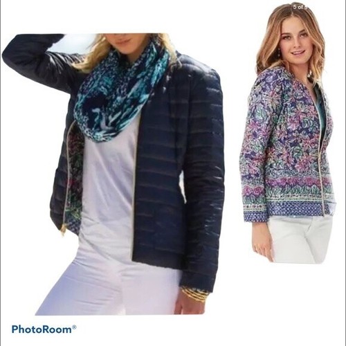 LILLY PULITZER REVERSIBLE NAVY BLUE NOT 