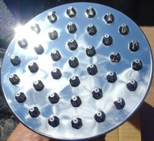 New Signature Hardware Merriam Rainfall Nozzle Shower Head Chrome 5"