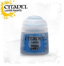 Games Workshop Warhammer - Citadel Colour paint LAYER Russ Grey 12ml