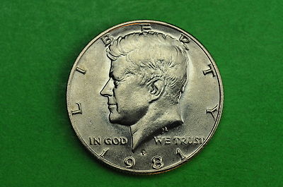 1981-P GEM BU Mint State Kennedy US Half Dollar Coin | eBay