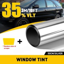 20 X10ft Uncut Window Roll Mirror Silver Chrome Tint Film Car Home Office Glass 20 X10ft Uncut Window Roll Mirror Silver Chrome Tint Film Car Home Office Glass