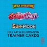 Pokemon Full Art and Illustration Rare Trainer Cards - SM, SV.