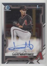 2021 Bowman Chrome Prospect Auto Justin Martinez #CPA-JM Auto 1j2