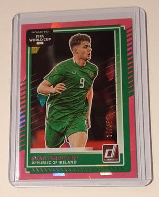 Evan Ferguson 2025-26 Donruss Road to FIFA World Cup #174 Pink Cubic /45