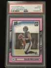 2024 Donruss Caleb Williams PSA 10 GEM MINT 💎 OPTIC PINK PREVIEW ROOKIE PRIZM