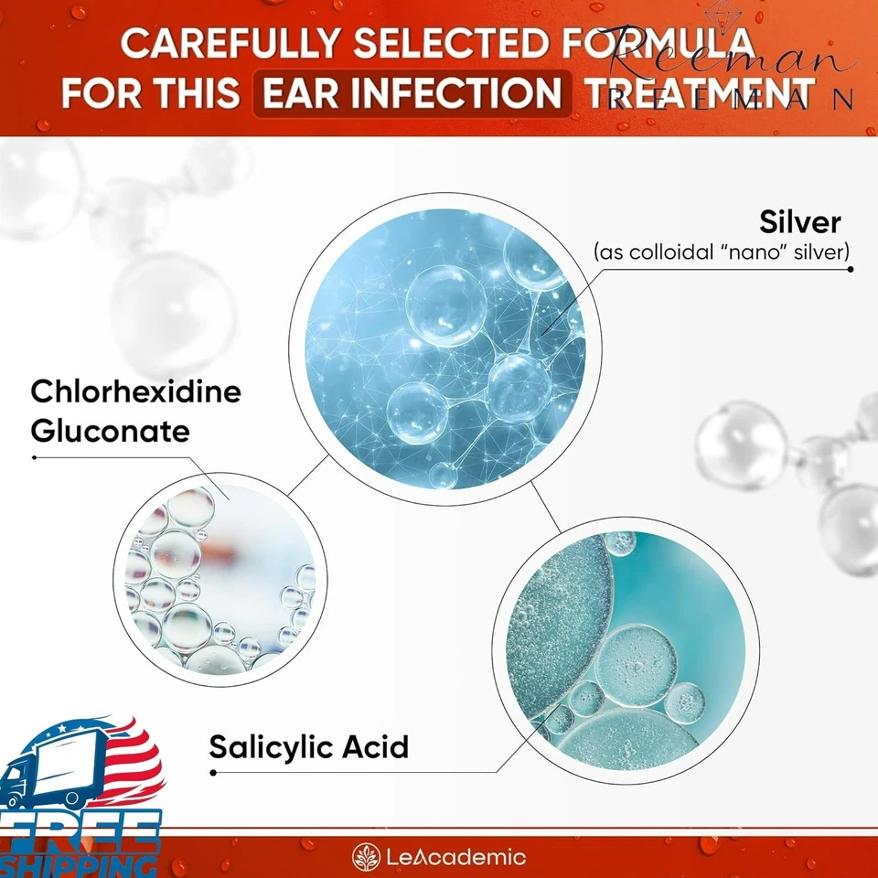 Tratamiento de Infecciones de Oído para Perros OTIC+ Limpiador de Oídos Nano Silver & Chlorhexidine Foto 3 de 4