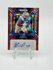 2024 Panini Prizm Draft Picks Gabriel Murphy Rookie Signatures Red Ice Auto UCLA