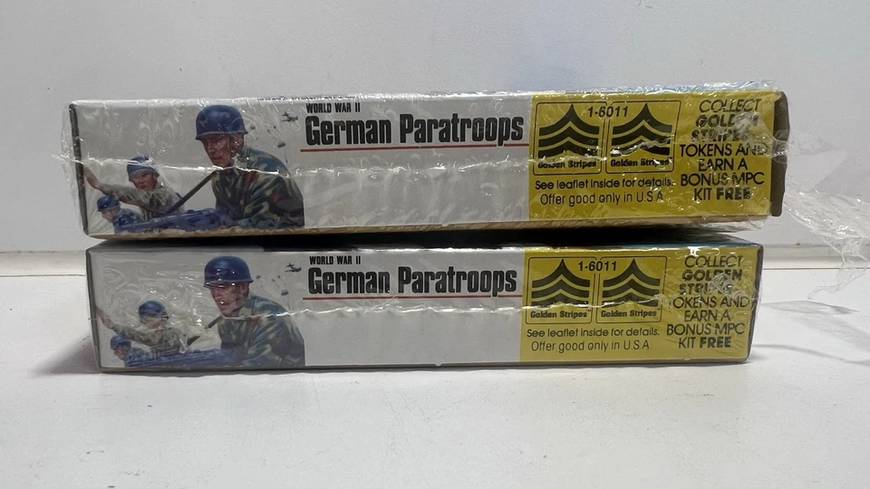 MPC Paracaidistas Alemanes Segunda Guerra Mundial Soldados de Plástico 46 Piezas 6011 SIN/OO Lote Sellado 2 Foto 4 de 4