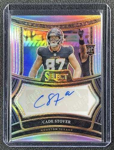 CADE STOVER 2024 PANINI SELECT #RSP-CSR ROOKIE SILVER PRIZM AUTO RC 164/399