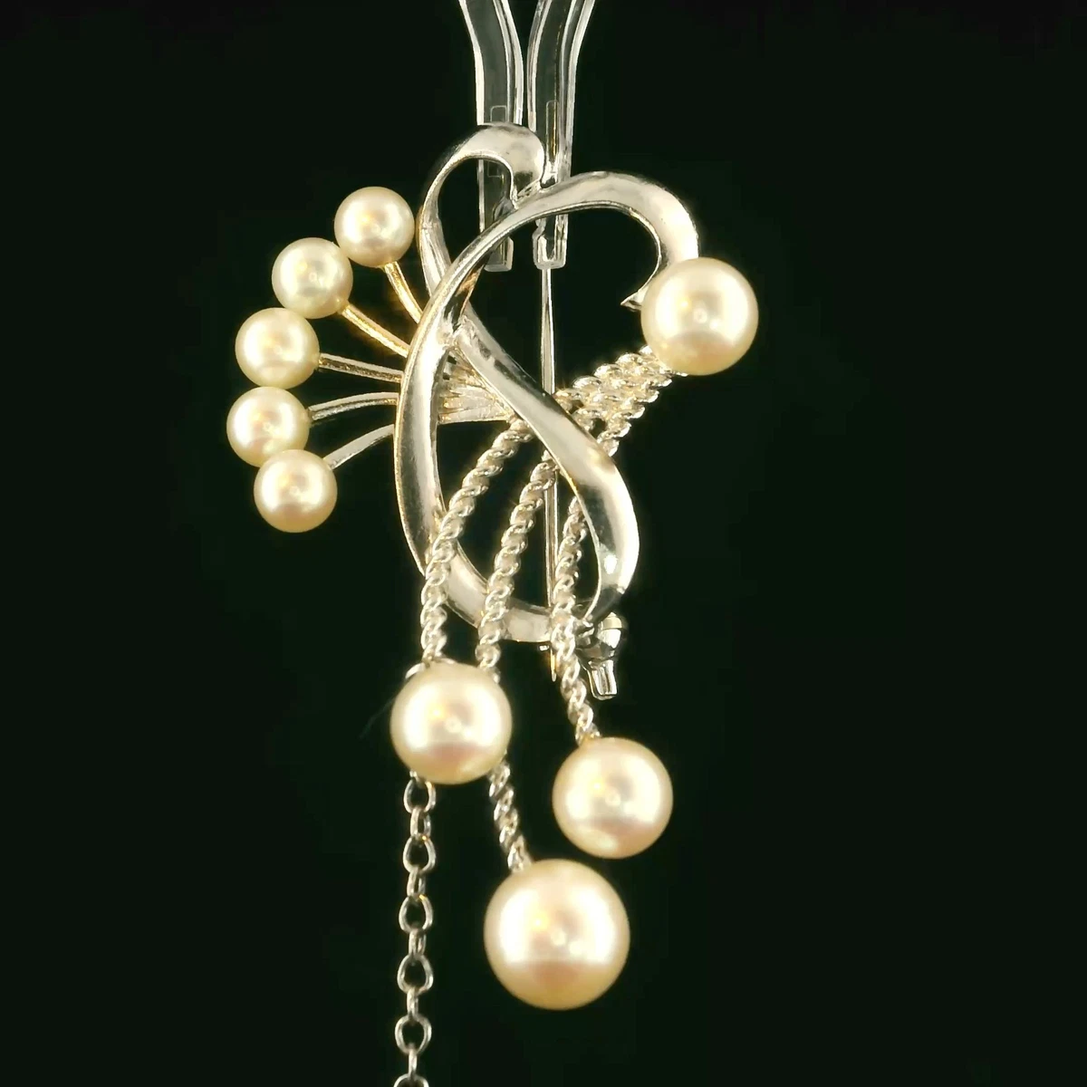 MIKIMOTO シルバー　ブロッチ Mikimoto Pearl Cultured Sterling Silver Fine Brooches & Pins for