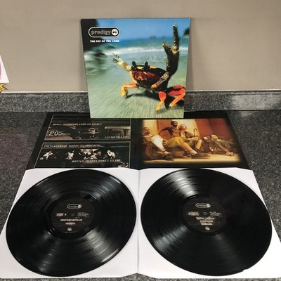 DOUBLE VINYL LP PRODIGY THE FAT OF THE LAND XLLP 121 UK 1ST PRESS 1997 EX/EX+