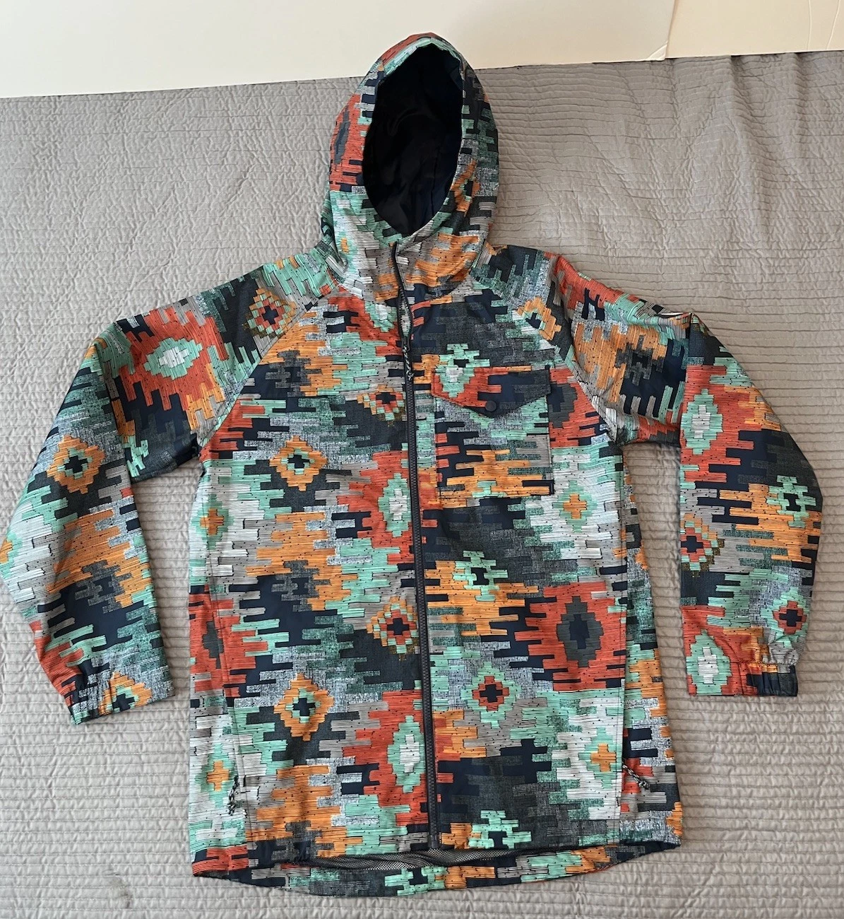 Burton Portal Rain Jacket Men Medium Full Zip Snow Snowboard Ski Hooded
Opens in a new window or tab