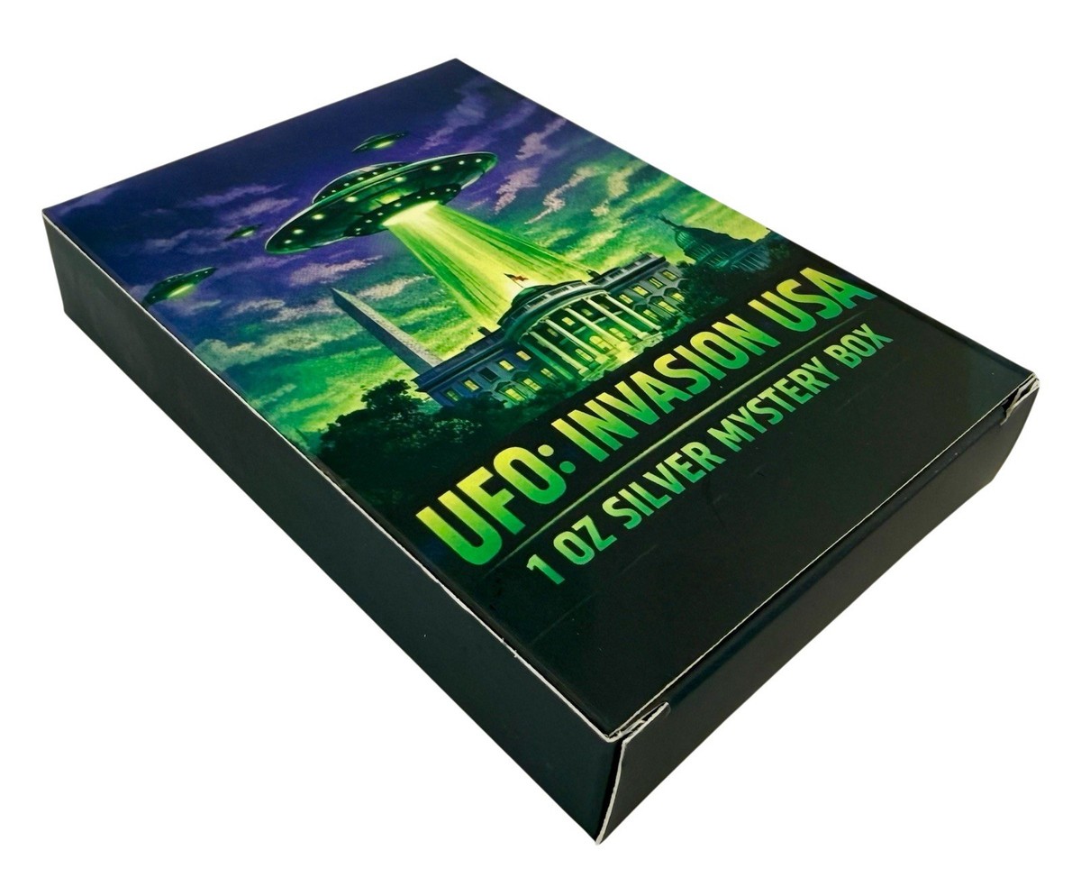 moon UFO エンドネシア　チュウリップ　セット 2025 Intaglio Mint 1 oz Silver UFO Surprise Boxes ICG Gem Unc Hand