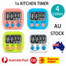 Magnetic Kitchen Timer Digital Alarm Count Down Sport Clock Cook Stick Large