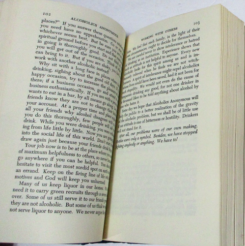 ALCOHOLICS ANONYMOUS 2nd Edition, 16th Printing, 1974, HC w/dj, w/ receipt, VG - Picture 13 of 18