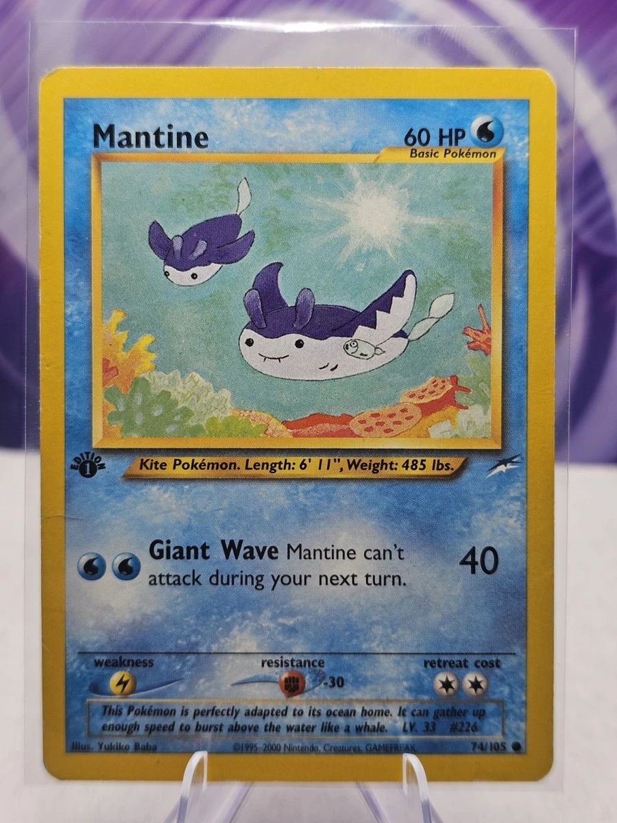 mantine pokemon card value Uncommon – Gold, Silver, New World 226 Cards – CollexyLux – [2W] Aqua Sonic (30) Dont apply Weakness and Resistance. Mantine #34 Prices | Pokemon
