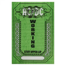 AC/DC 2000 Stiff Upper Lip Concert Tour Working Backstage Pass
