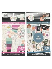 Lot Of 2 The Happy Planner Sticker Books Weekly Spending Big Grand