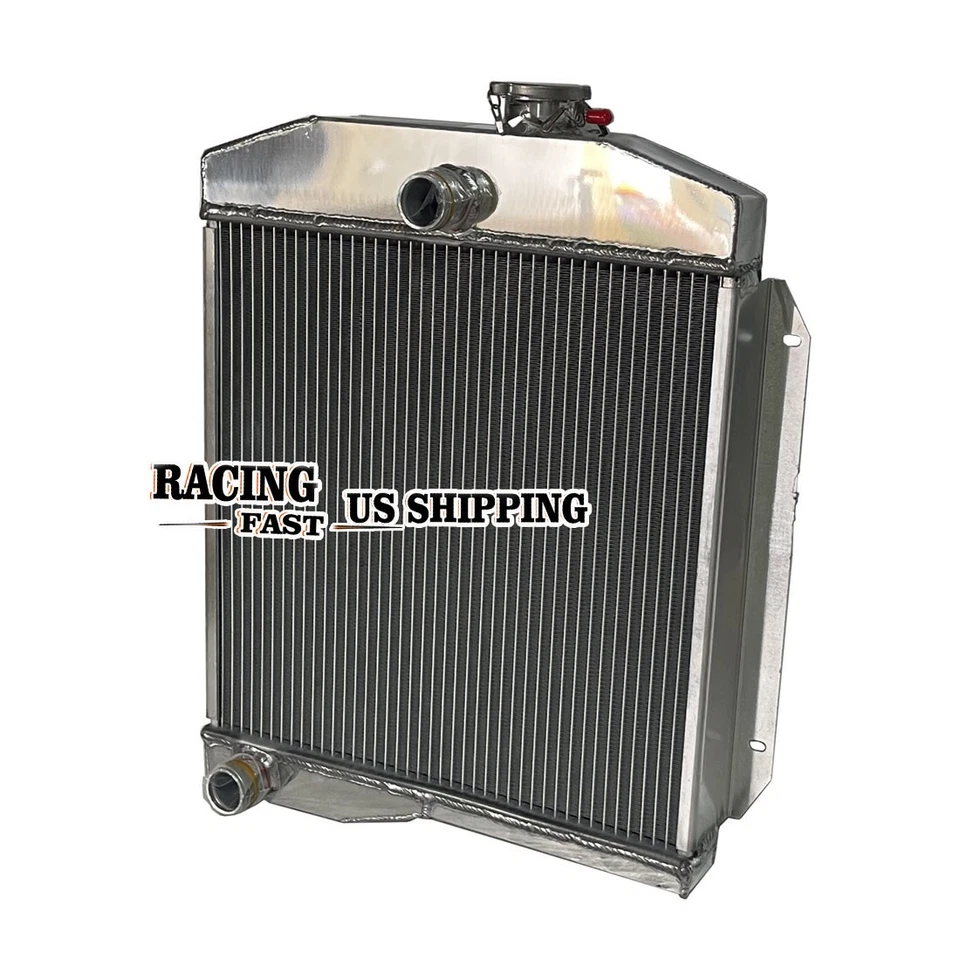 Radiador de aluminio para Jeep Willys 1959-1971 1960 1961 CJ3 CJ5 CJ6 MT 1955 Foto 3 de 4