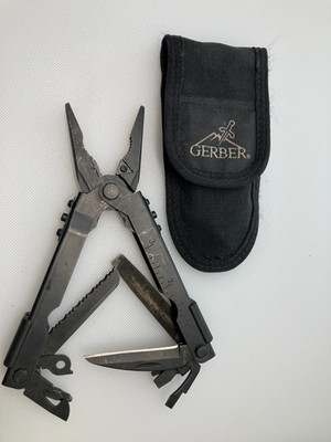 Gerber USA MP600 Needle nose Black Carbide Cutters  w/Case (A)