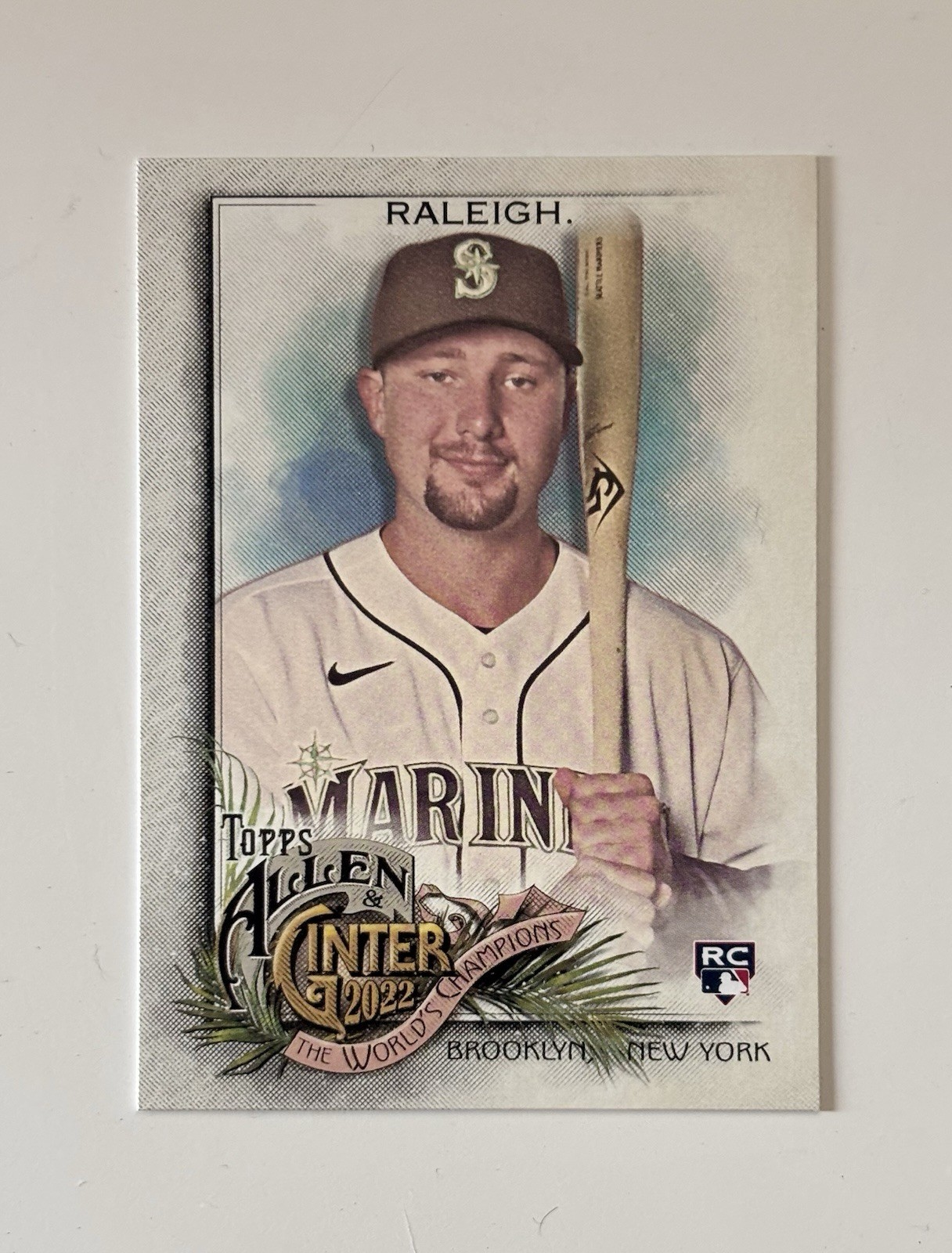 2022 Topps Allen & Ginter #178 Cal Raleigh Seattle Mariners Rookie