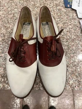 Vintage J Murphy by Johnston  Murphy Brown and White wing tip 12 M