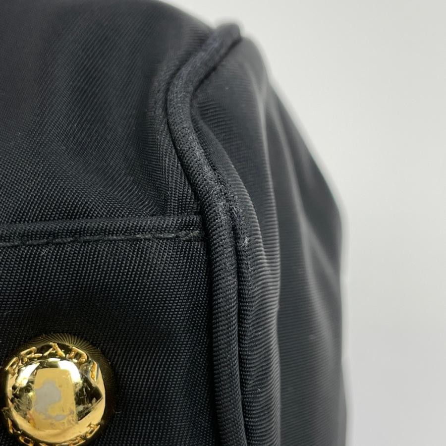 PRADA Plate 2-Way Shoulder Handbag Tessuto Nylon Black #BS1319 thumbnail 3