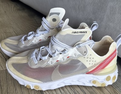 Nike React Element 87 Sail Light Men s Size 5