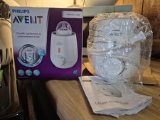 Philips AVENT SCF355/00 Baby Bottle Warmer Adjustable Settings Auto Shut Off