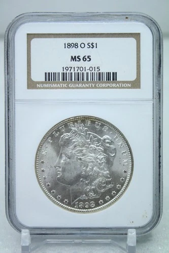1898-O Morgan Silver Dollar NGC MS65 #1015